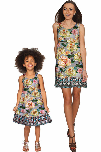 Prima Donna Sanibel Empire Waist Floral Mother and Daughter Dresses ...