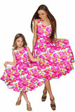 Sweet Illusion Vizcaya Fit & Flare Midi Mommy and Me Dresses - Pineapple Clothing