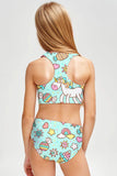 My Friend Unicorn Claire Two-Piece Swimsuit Sport Swimwear Set - Girls - Pineapple Clothing
