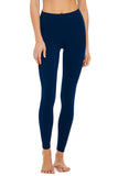 Navy Blue Recycled Lucy Performance Leggings Yoga Pants - Women - Pineapple Clothing