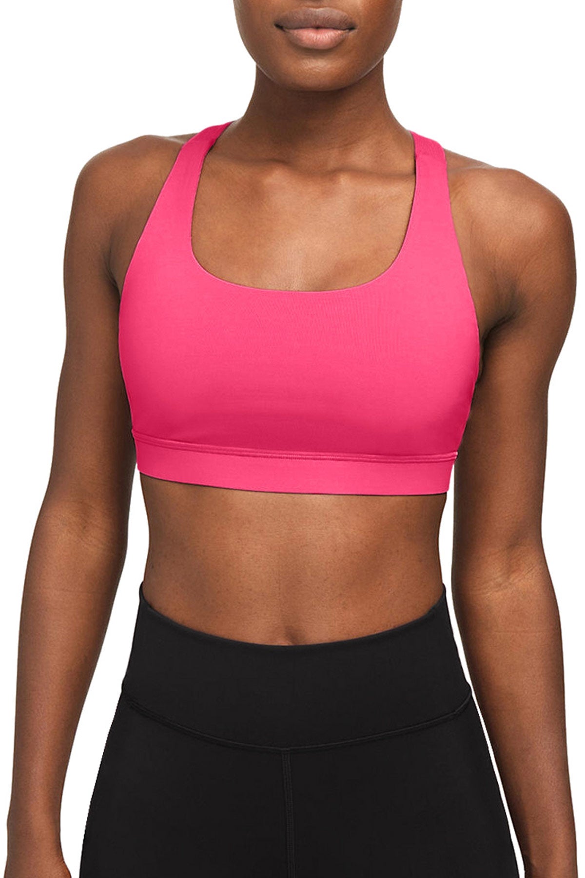 Neon Pink UV 50+ Stella Seamless Racerback Sport Yoga Bra - Women - Pineapple Clothing