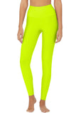 Neon Yellow UV 50+ Lucy Bright Performance Leggings Yoga Pants - Women - Pineapple Clothing