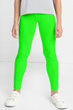 Neon Green UV 50+ Lime Lucy Bright Recyclable Cute Leggings - Kids - Pineapple Clothing