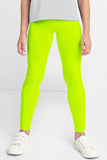 Neon Yellow UV 50+ Lucy Bright Cute Stretchy Leggings - Kids - Pineapple Clothing