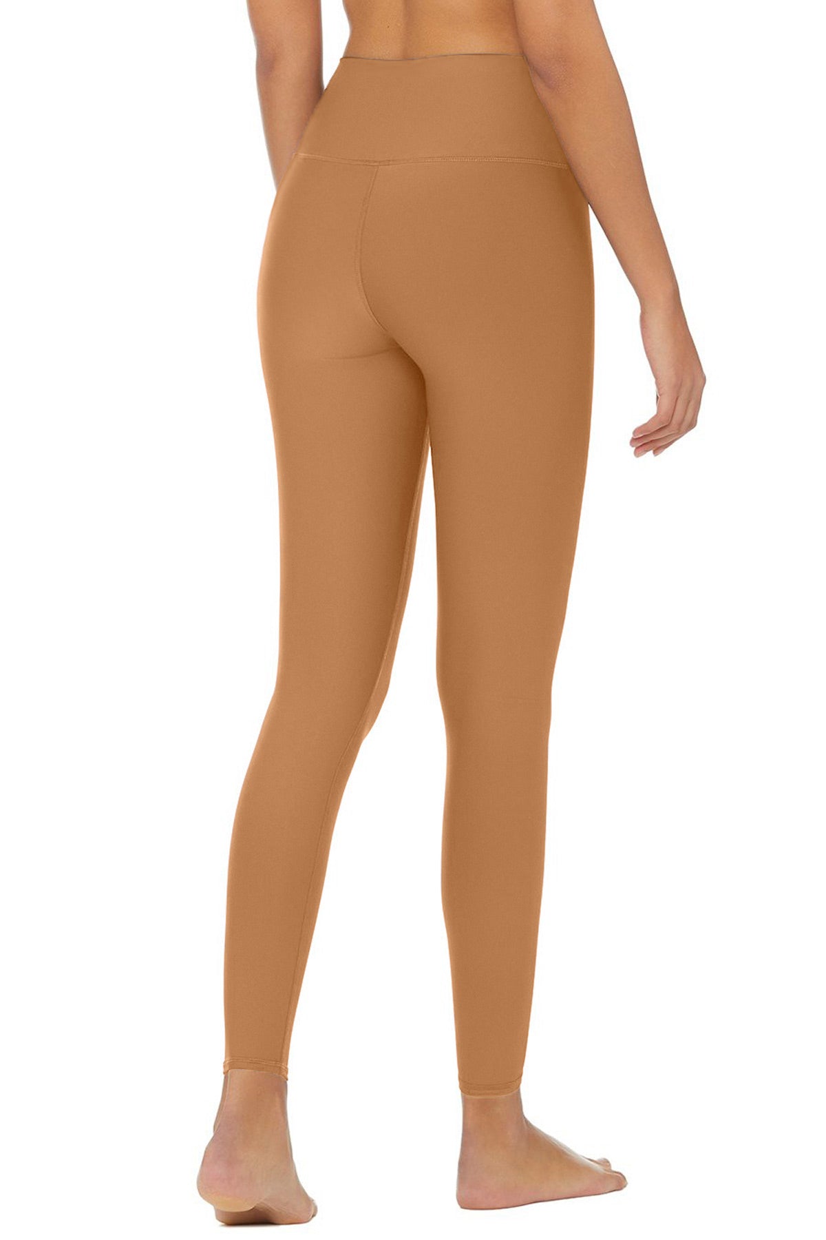 SEMI-ANNUAL SEMI-ANNUAL SALE! Nude UV 50+ Lucy Beige Performance Leggings Yoga Pants - Women - Pineapple Clothing