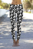 OMG! panda Lucy Black & White Animal Print Leggings - Mommy and Me - Pineapple Clothing