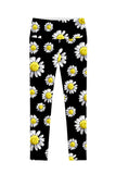 Oopsy Daisy Lucy Black Floral Performance Leggings - Women - Pineapple Clothing
