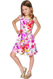 Orchid Caprice Mia Fit & Flare Skater Mommy and Me Dress - Pineapple Clothing