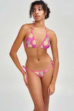 Piña Colada Linda Pink Pineapple String Side Tie Bikini Bottom - Women - Pineapple Clothing