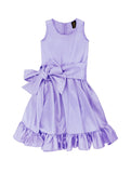 Lavender Fit & Flare Summer Party Midi Princess Dress Flower Girl - Pineapple Clothing