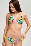 Pineapple Feast Sara Tropical Strappy Triangle Bikini Top - Women - Pineapple Clothing