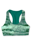 Rainforest Stella Jade Green Seamless Racerback Sport Yoga Bra - Women - Pineapple Clothing