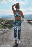 Revival Stella Green Seamless Racerback Sport Yoga Bra - Women - Pineapple Clothing