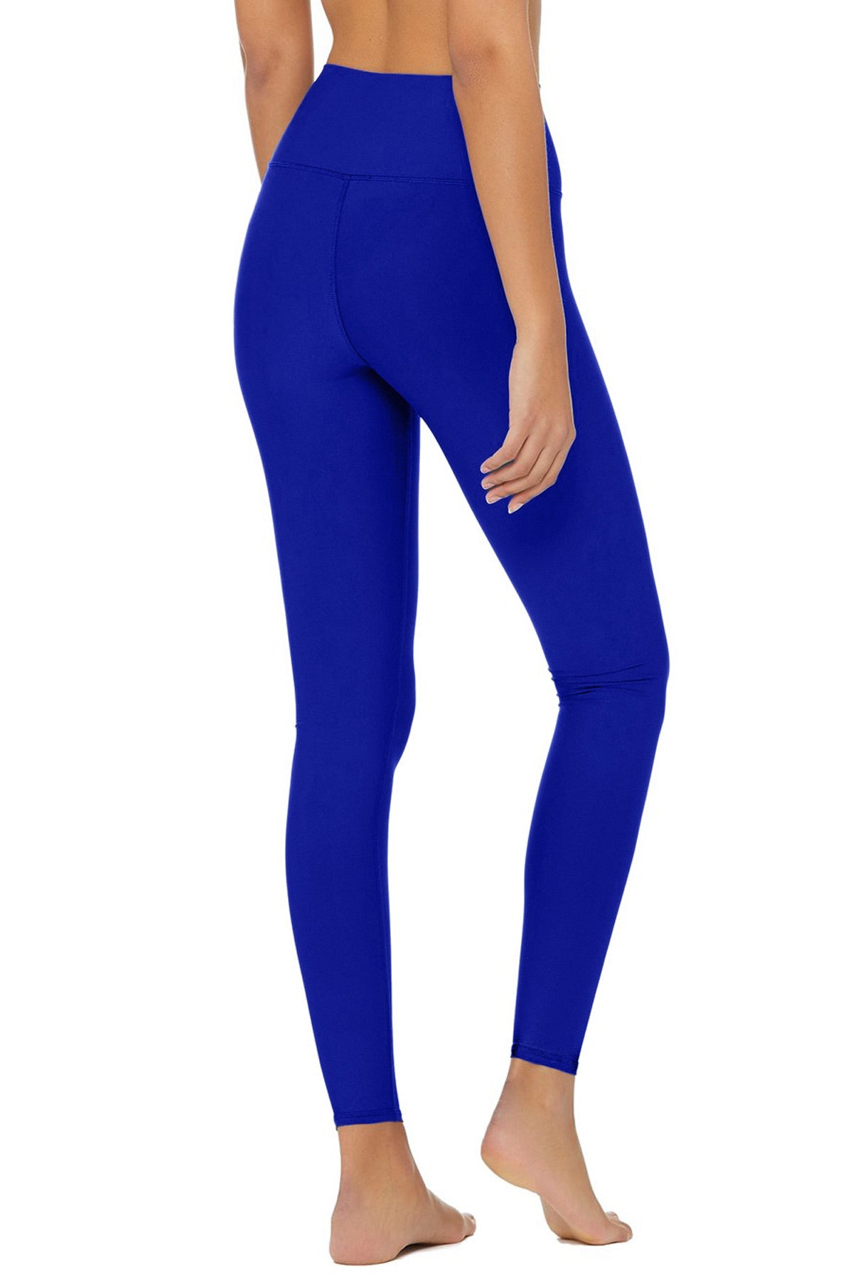 Royal Blue UV 50+ Lucy Vivid Performance Leggings Yoga Pants - Women - Pineapple Clothing