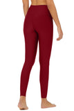 Scarlet UV 50+ Lucy Ruby Red Maroon Leggings Yoga Pants - Women - Pineapple Clothing