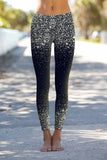 Silver Chichi Lucy Black Printed Leggings Yoga Pants - Women - Pineapple Clothing