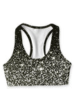 Silver Chichi Stella Black Seamless Racerback Sport Yoga Bra - Women - Pineapple Clothing