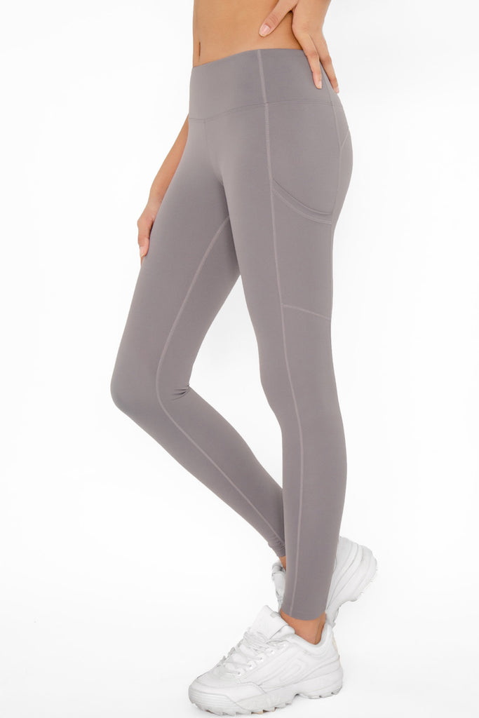 Women's Lululemon Grey Athletic Yoga Capri Workout Legging Pants