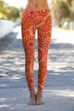 Solis Lucy Printed Performance Yoga Leggings - Women - Pineapple Clothing