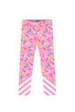 3 for $49! Sugar Baby Lucy Pink Candy Print Cute Summer Leggings - Kids - Pineapple Clothing