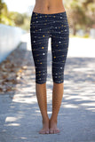 To the Moon & Back Ellie Navy Blue Yoga Capri Leggings - Women - Pineapple Clothing