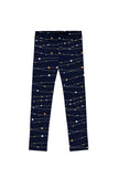 3 for $49! To the Moon & Back Lucy Navy Blue Star Print Leggings - Kids - Pineapple Clothing