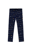 To the Moon & Back Lucy Navy Blue Star Print Leggings - Kids - Pineapple Clothing