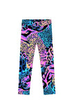 Trendsetter Lucy Blue Pink Animal Printed Leggings - Mommy and Me - Pineapple Clothing
