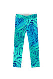 Tropical Dream Lucy Cute Blue Green Printed Leggings - Girls - Pineapple Clothing