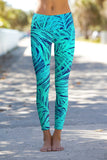 Tropical Dream Lucy Printed Performance Leggings - Women - Pineapple Clothing