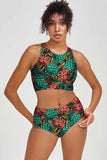 Tropicana Cara Full Coverage High-Waist Hipster Bikini Bottom - Women - Pineapple Clothing