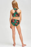 Tropicana Claire Pineapple Sporty Two Piece Swim Bikini Set - Girls - Pineapple Clothing