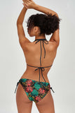 Tropicana Sofia Pineapple Loop Tie Side Hipster Bikini Bottom - Women - Pineapple Clothing