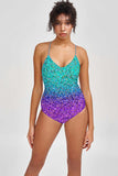 Ultraviolet Nikki Crisscross Strappy Back One-Piece Swimsuit - Women - Pineapple Clothing