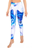 SEMI-ANNUAL SALE! Dance with the Wolves Lucy Printed Performance Yoga Leggings - Women - Pineapple Clothing
