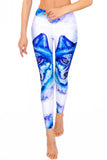 BUY 1 GET 3 FREE! Dance with the Wolves Lucy Printed Performance Yoga Leggings - Women - Pineapple Clothing
