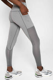 SALE! Silver Grey Cassi Mesh & Pockets Workout Leggings Yoga Pants - Women - Pineapple Clothing