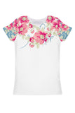 Serenity Zoe Stunning White Floral Print T-Shirt - Women - Pineapple Clothing