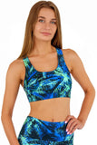 Electric Jungle Stella Seamless Racerback Sport Yoga Bra - Women - Pineapple Clothing