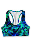 Electric Jungle Stella Seamless Racerback Sport Yoga Bra - Women - Pineapple Clothing