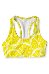 A Piece of Sun Stella Seamless Racerback Sport Yoga Bra - Women - Pineapple Clothing