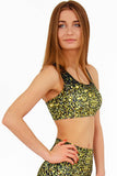 SEMI-ANNUAL SALE! Chichi Stella Black Seamless Racerback Sport Yoga Bra - Women - Pineapple Clothing