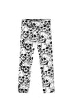 White Witch Lucy Cute Skull Print Halloween Leggings - Kids - Pineapple Clothing