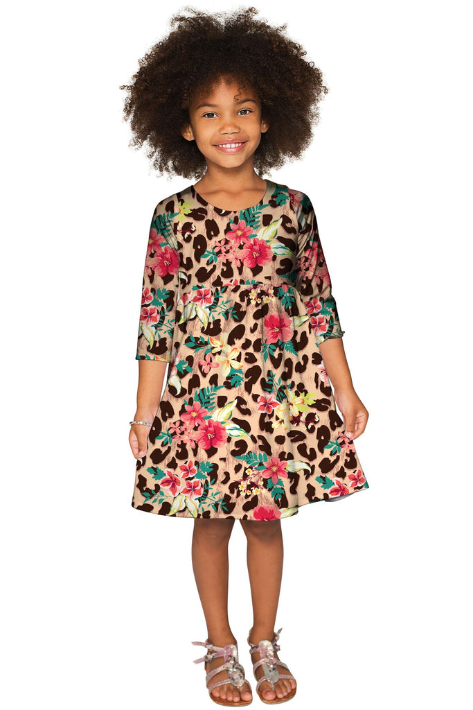 Girls leopard print on sale clothes