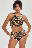 Wild Instinct Cara Brown High-Waist Hipster Bikini Bottom - Women - Pineapple Clothing